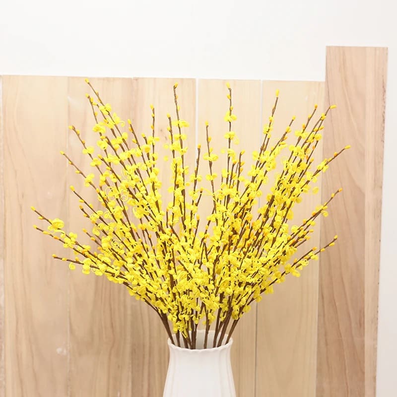 Fausse Branche Fleurs en Plastiques