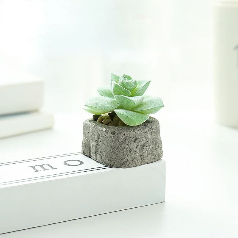 Fausse Petite Plante Grasse Artificielle