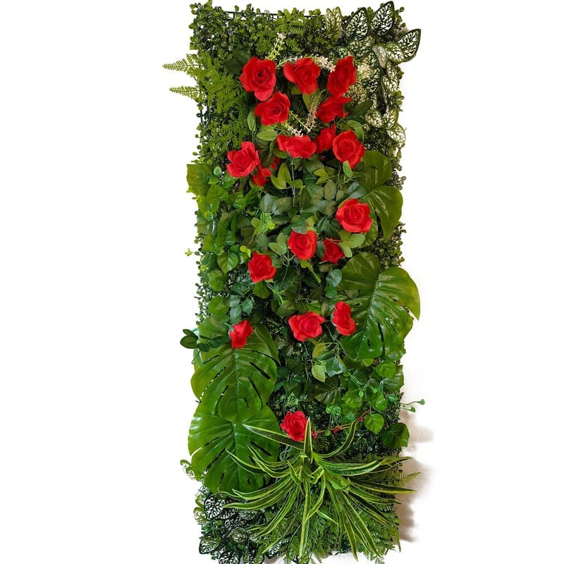 Faux Mur Végétal Fleurs