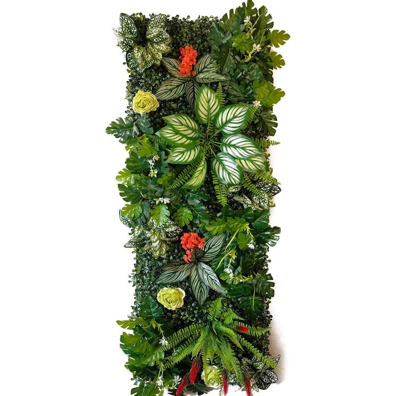Faux Mur Végétal Plaque