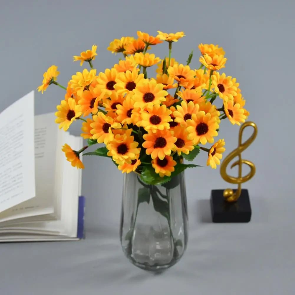 Faux Tournesol Vase