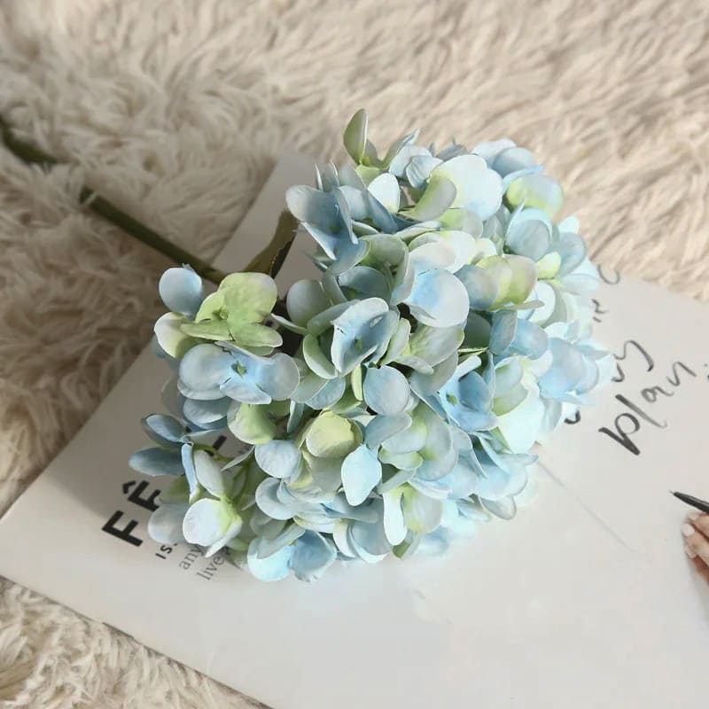 Fleur Artificielle Hortensia Bleu
