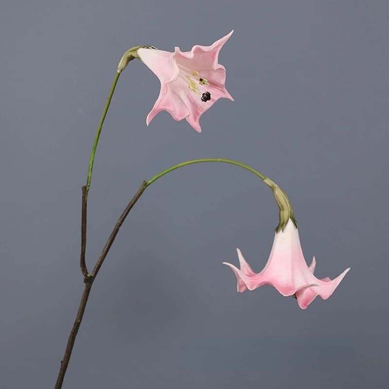 Fleur Datura Artificielle Rose Clair