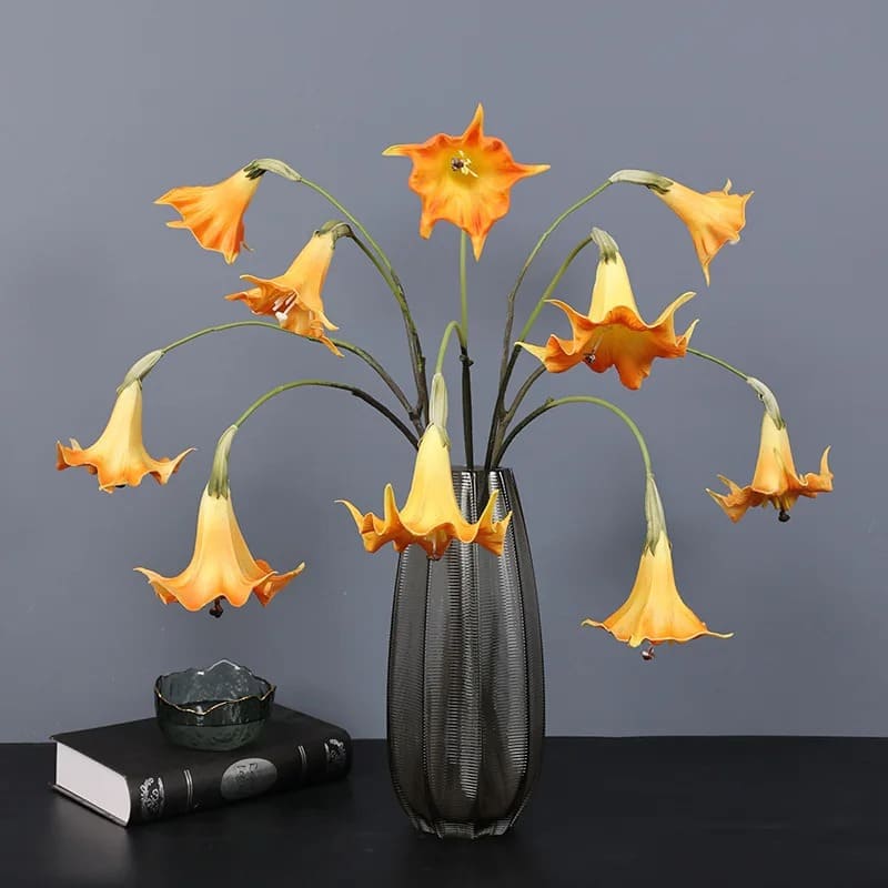 Fleur Datura Artificielle Vase