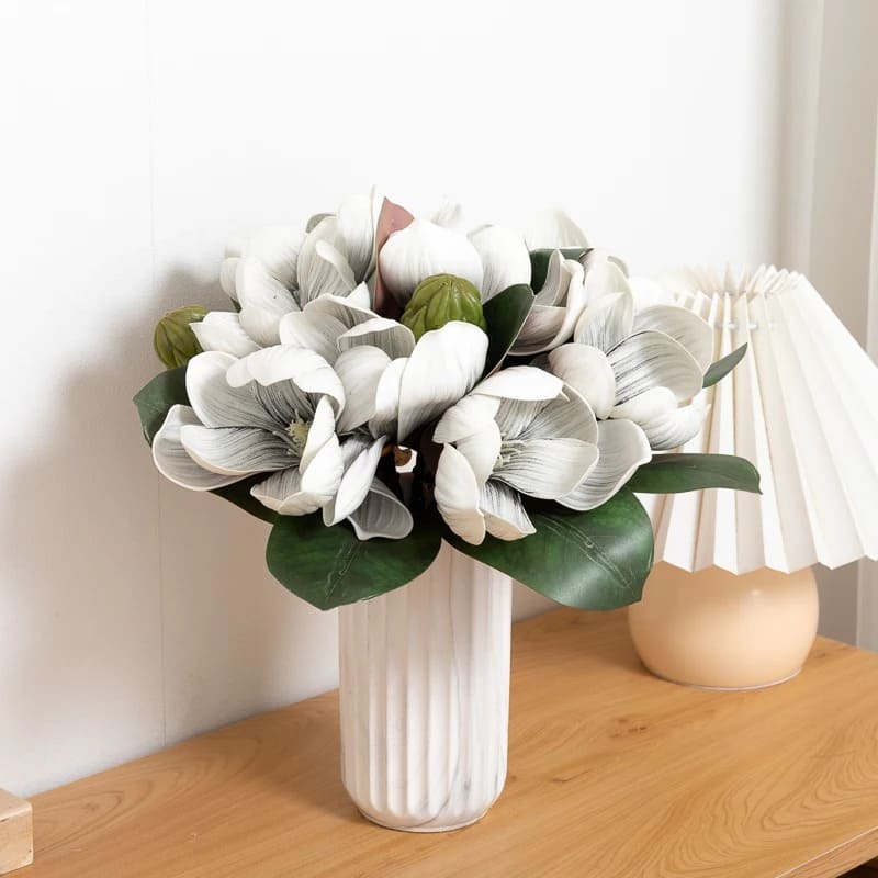 Fleur de Magnolia Artificielle Mariage
