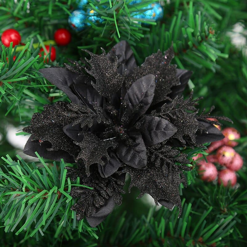 Fleur de Noël Noir