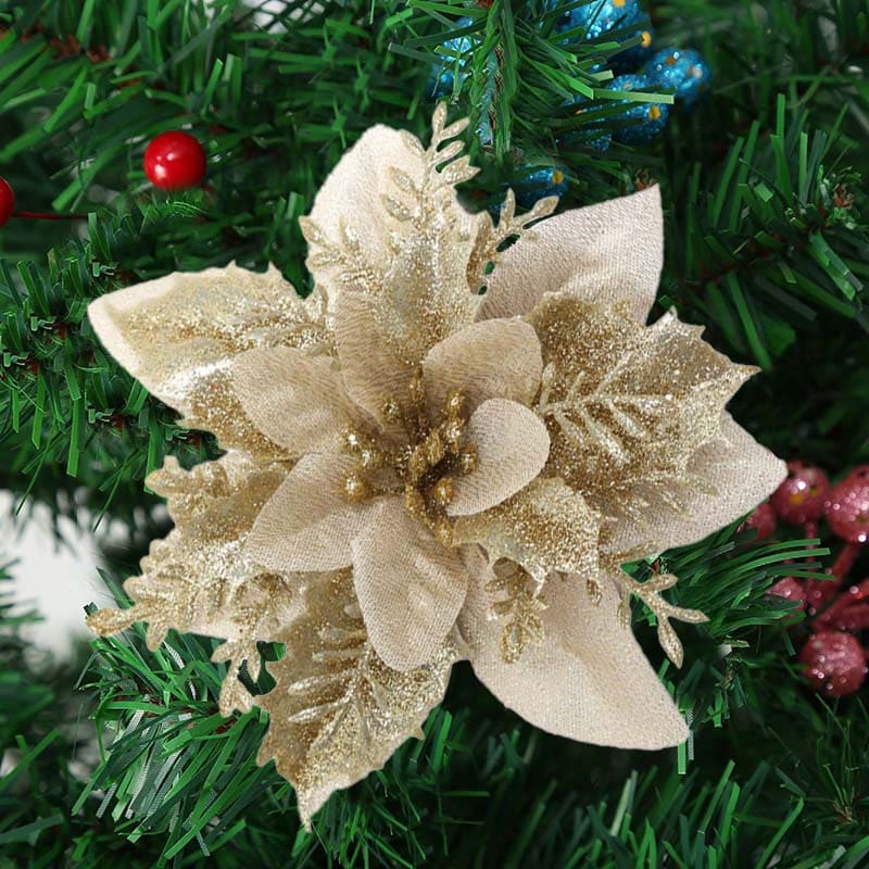 Fleur de Noël Or