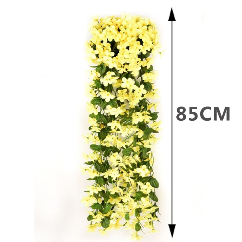 Fleurs Artificielles Suspendues Jaune