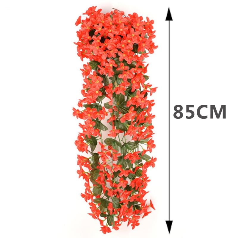 Fleurs Artificielles Suspendues Orange