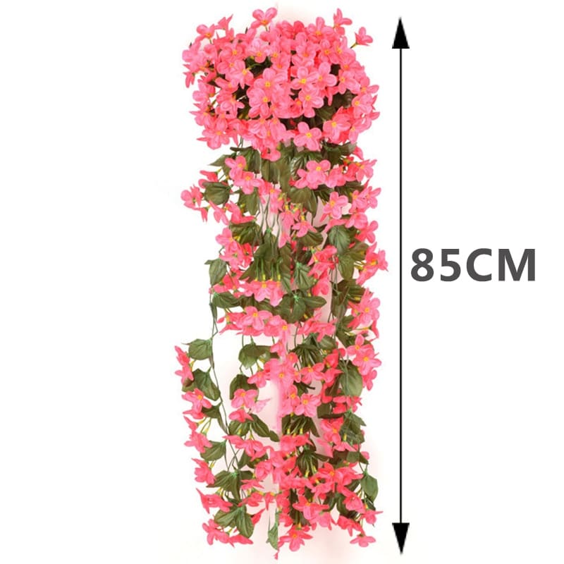 Fleurs Artificielles Suspendues Rose