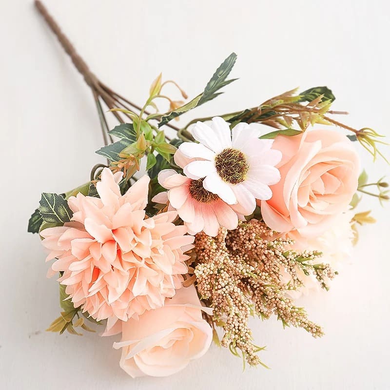 Fleurs Artificielles Toussaint Pêche