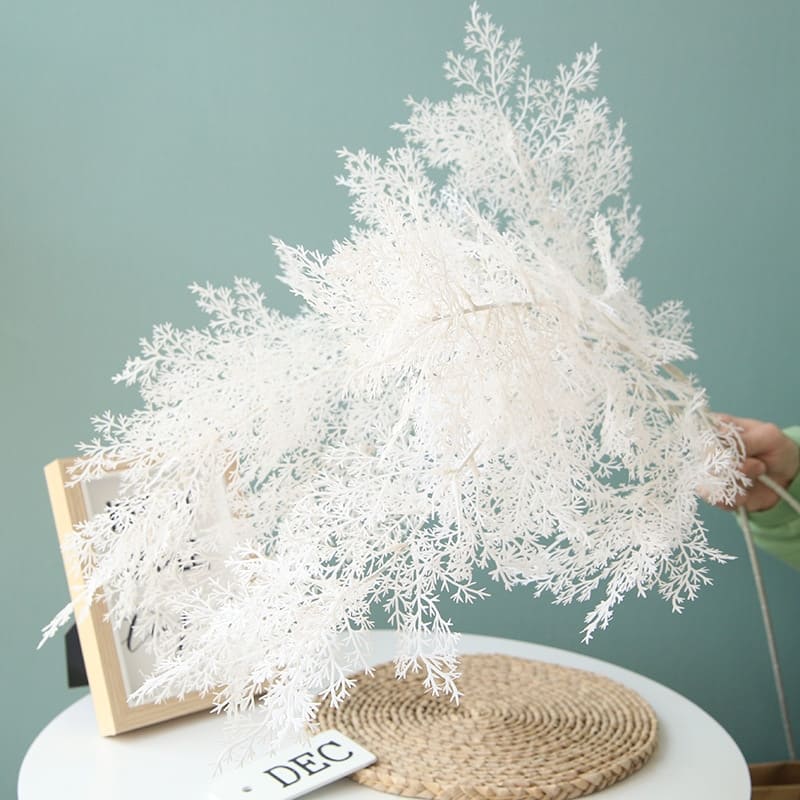 Fleurs Artificielles et Séchées Blanc