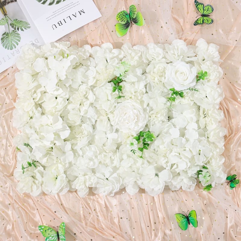 Fleurs Artificielles pour Extérieur Blanc
