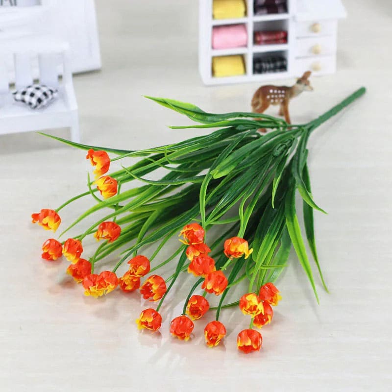 Fleurs Synthétiques Pas Cher Orange