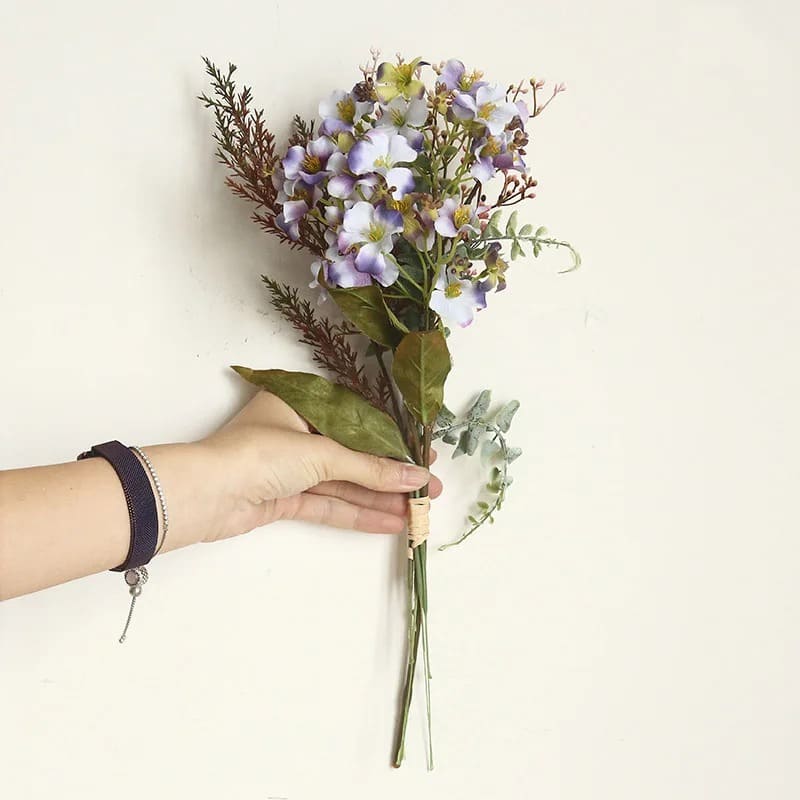Fleurs de Cerisier Séchées Blanc et Violet