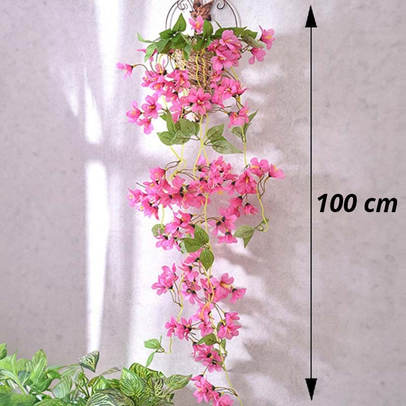 Fleurs de Jasmin Artificielle Tombantes Rose