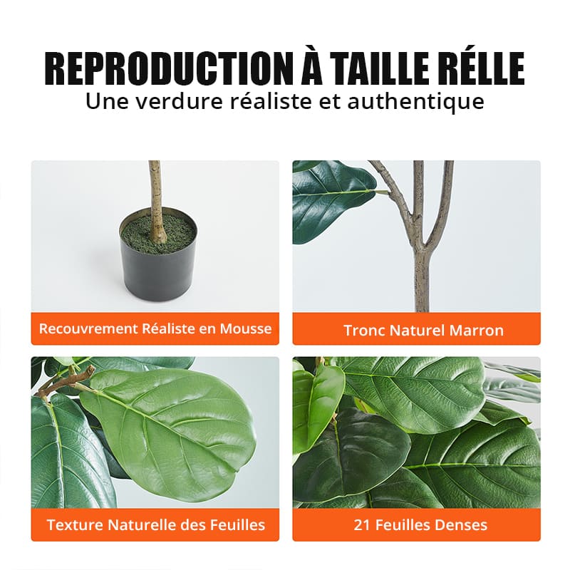 Grande Plante Artificielle Intérieur en Pot