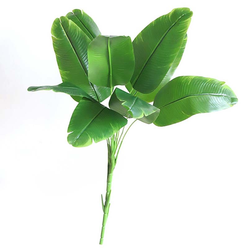 Grandes Feuilles de Bananier Artificielles Jeunes