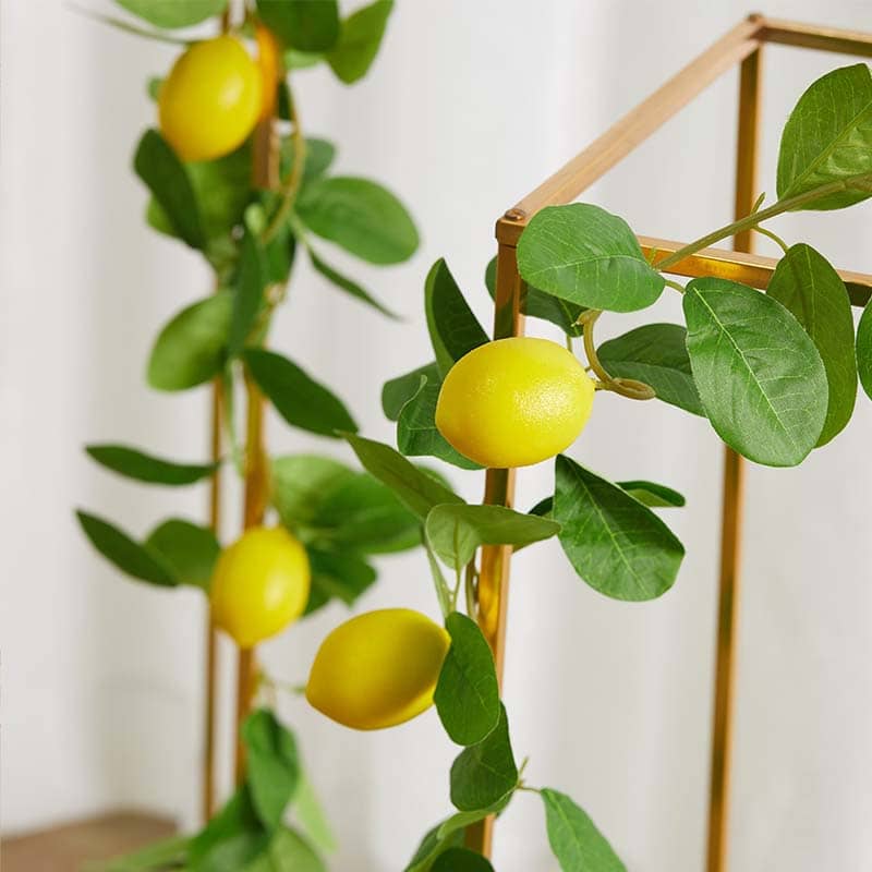 Guirlande de Citrons Artificiels Jaunes