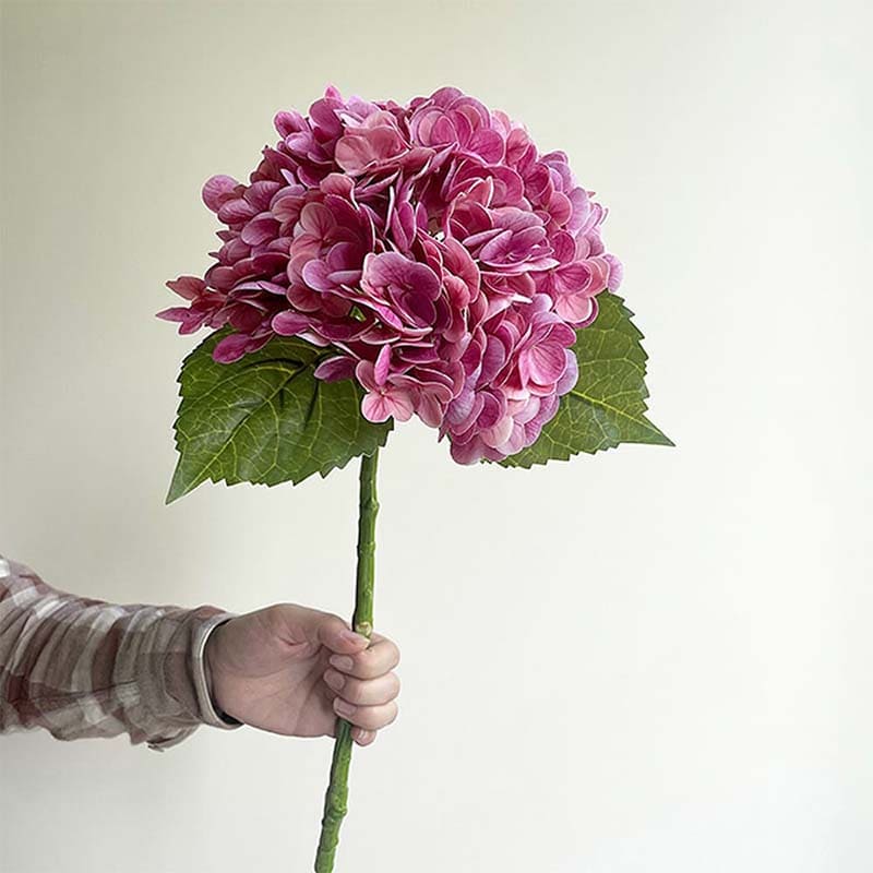 Hortensia Artificiel Haut de Gamme Rose