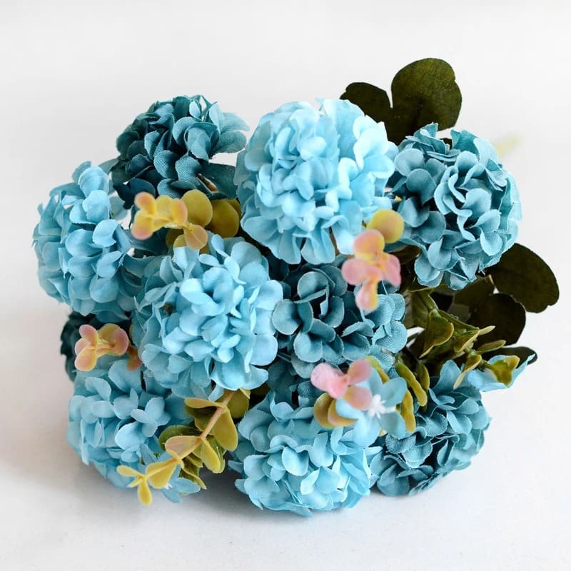 Hydrangea Artificiel Bleu