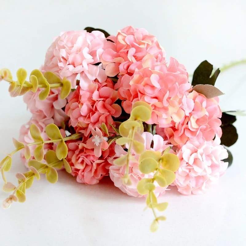 Hydrangea Artificiel Rose