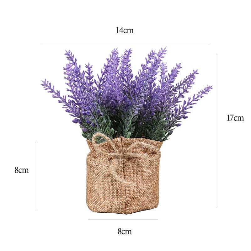 Lavande Artificielle en Pot Taille