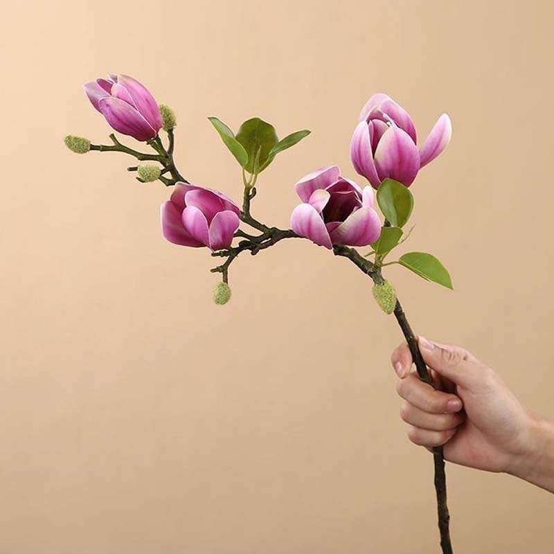 Magnolia Artificiel Fuchsia