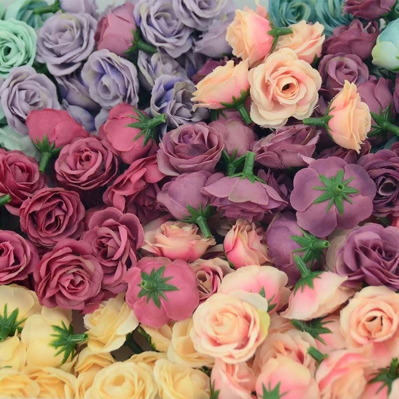 Mini Roses Artificielles Déco