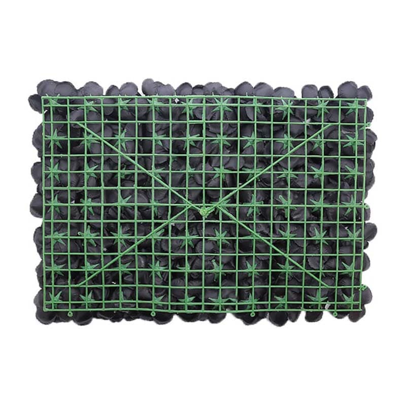 Mur de Fleurs Artificielles Noires Décoration