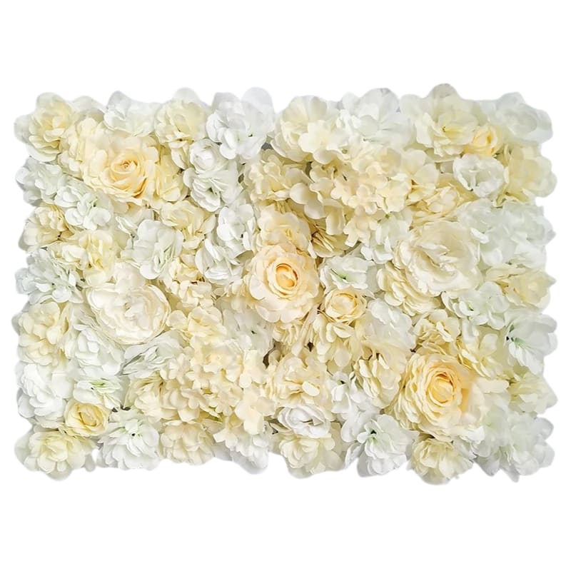 Mur de Fleurs Intérieur Jaune Clair