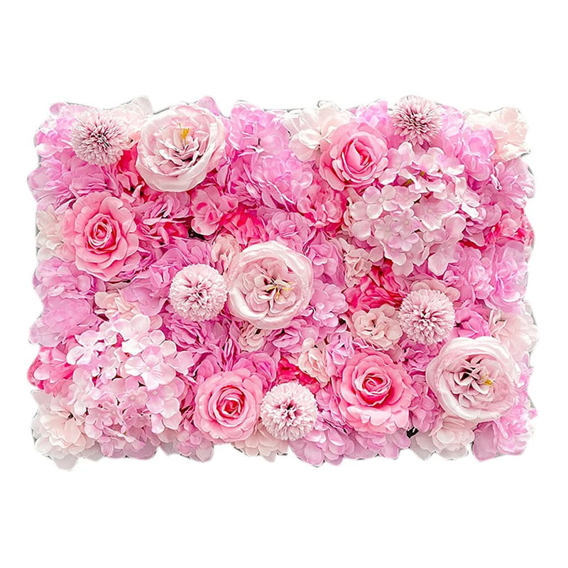 Mur de Fleurs Rose