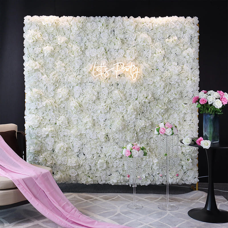Murs de Fleurs Artificielles Mariage Intérieur