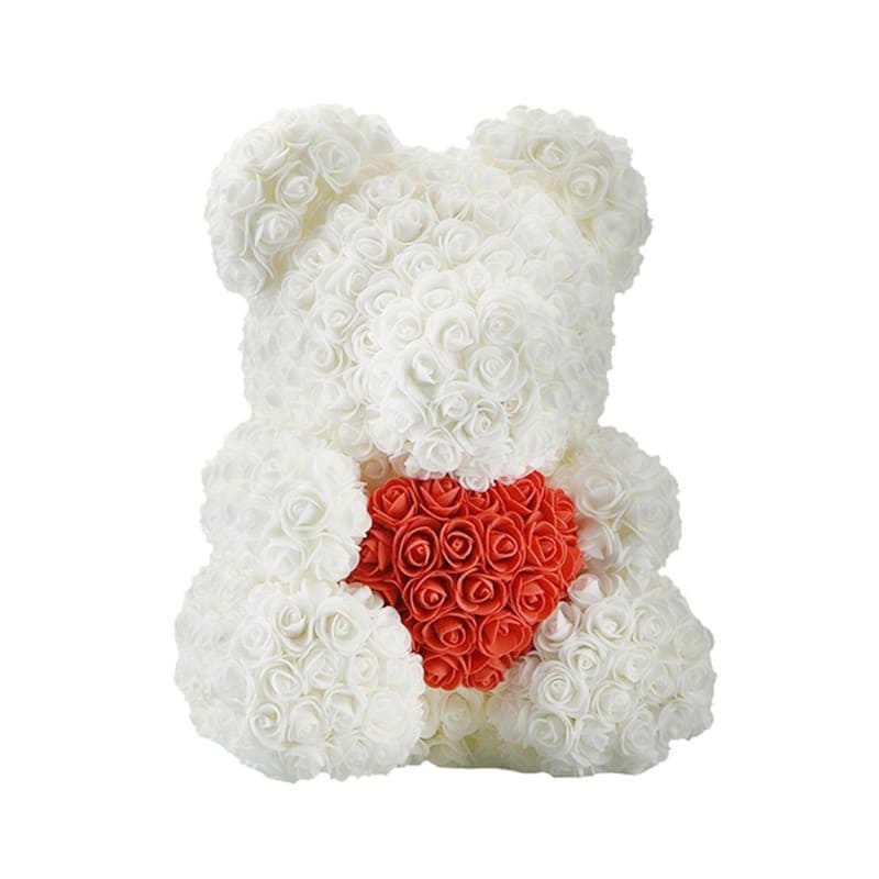 Nounours en Rose Blanc