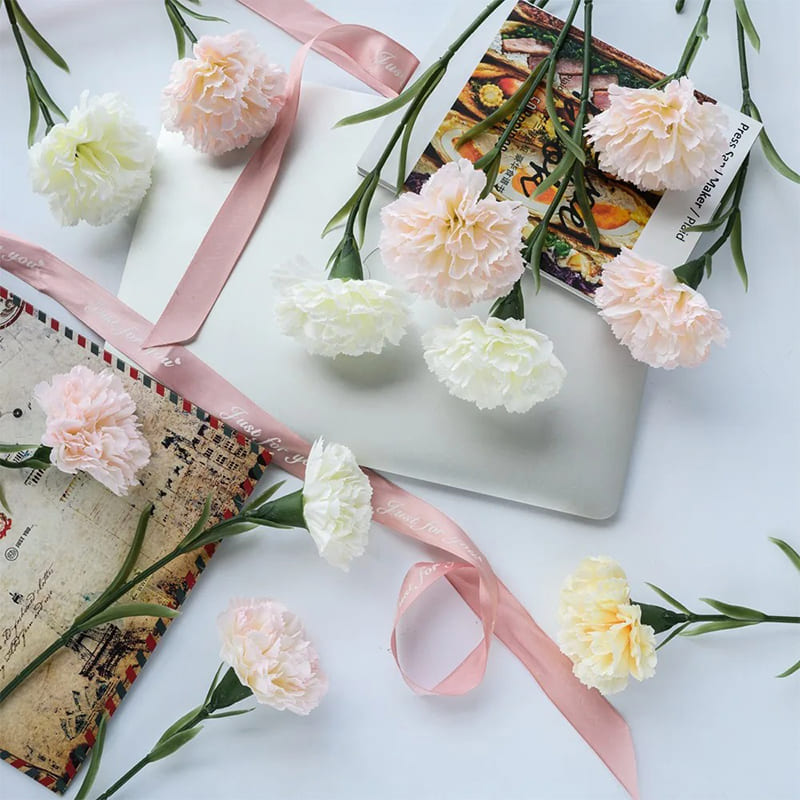Œillet Fleur Artificielle Bouquet