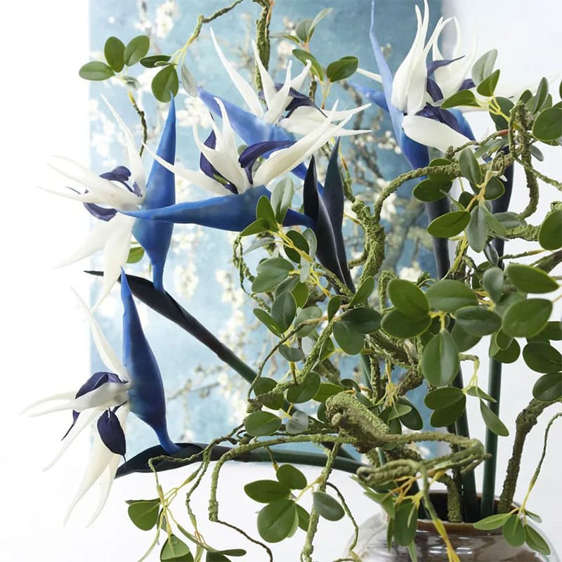 Oiseau de Paradis Artificiel Vase