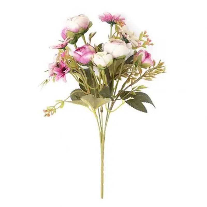 Petit Bouquet de Fleurs Artificielles Violet