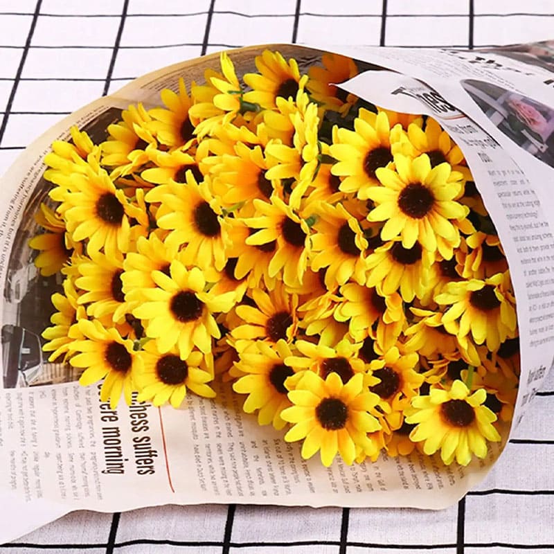 Petit Tournesol Artificiel Bouquet