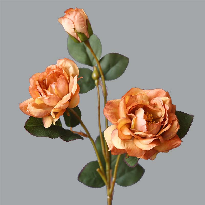 Pivoine Artificielle Haut de Gamme Jaune