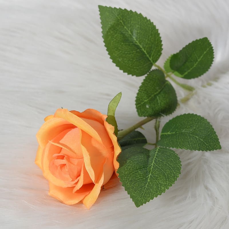 Rose Artificielle Orange