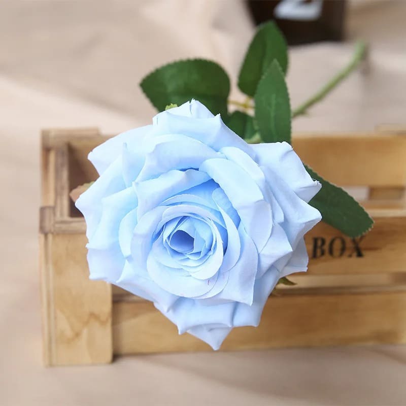 Rose Pas Cher Bleu 60cm