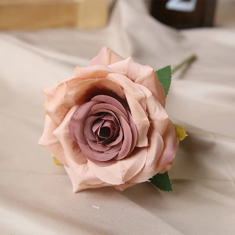 Rose Pas Cher Marron 32cm