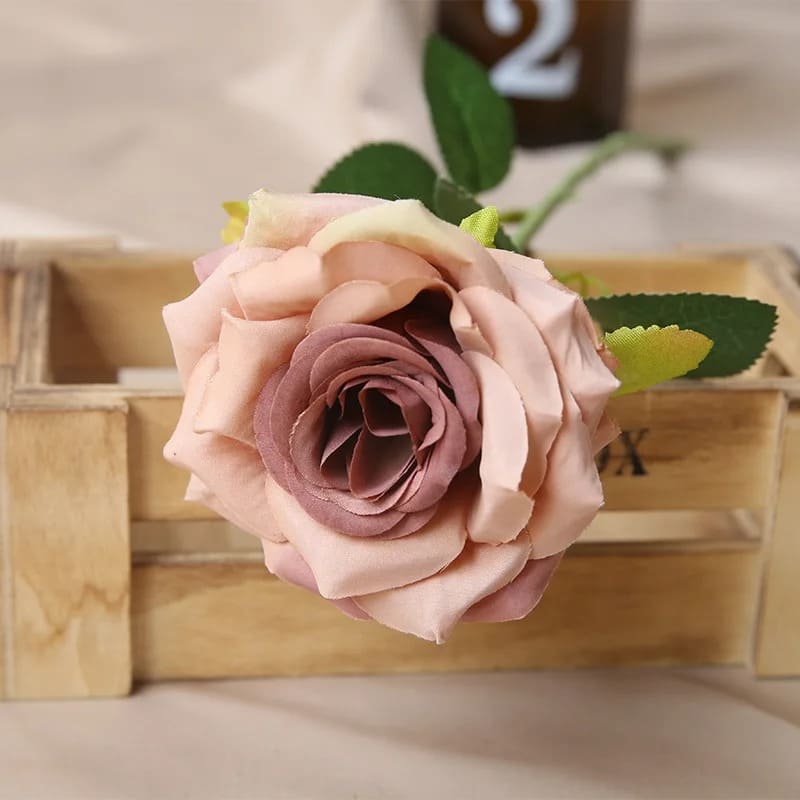 Rose Pas Cher Marron 60cm