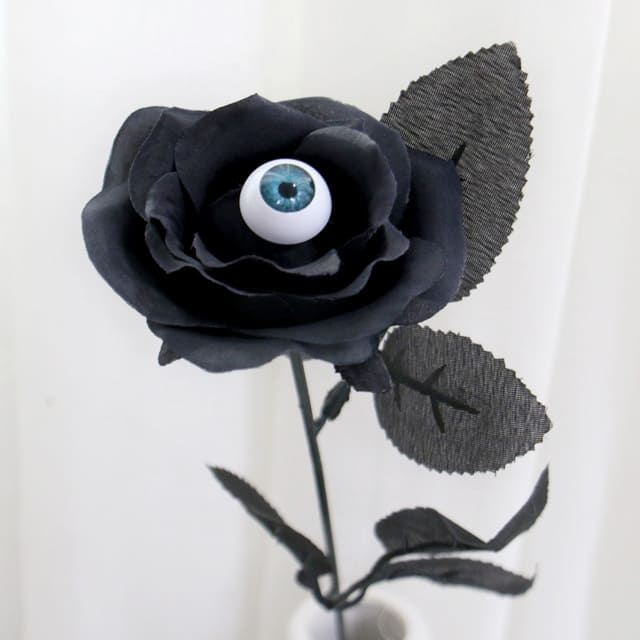 Rose d'Halloween Noir