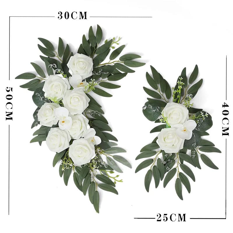 Roses Blanches Mariage Arche
