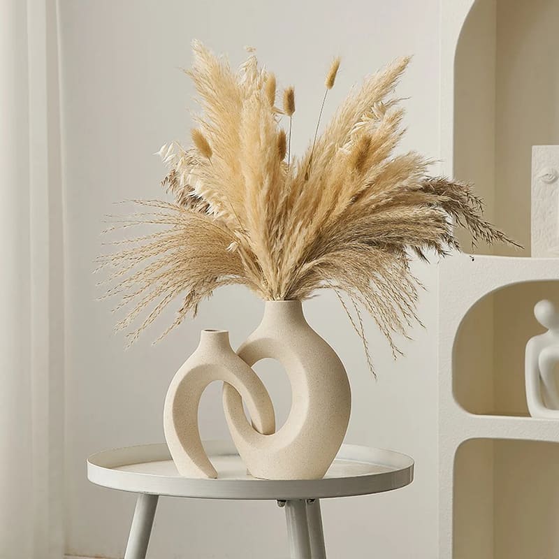Vase Beige Céramique Intérieur