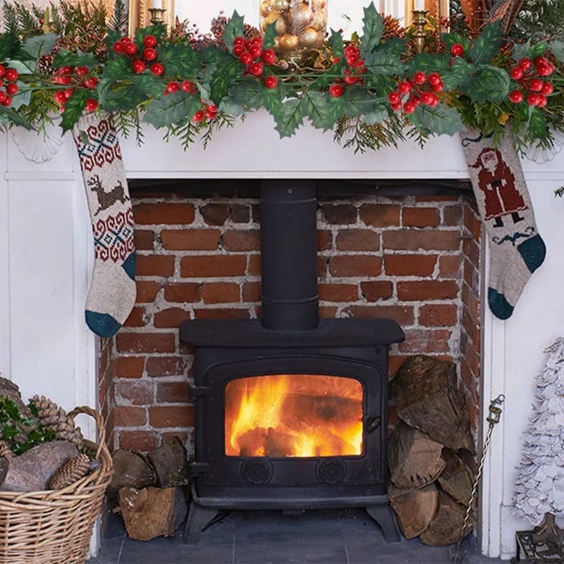 guirlande de houx artificielle