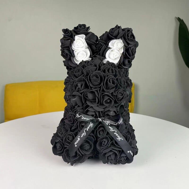 lapin-en-roses-eternelles-noir-blanc