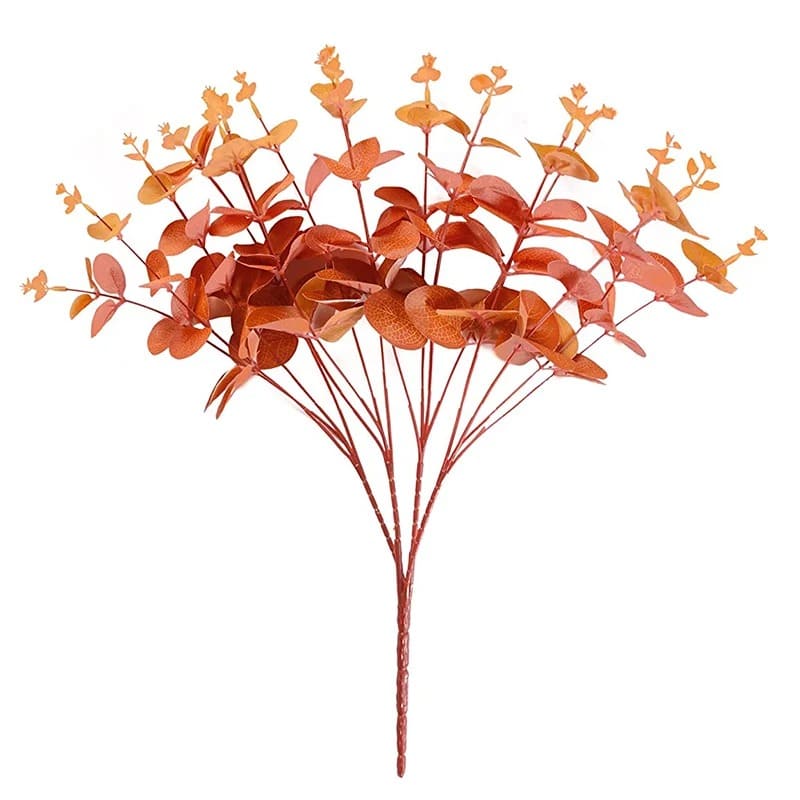 tige eucalyptus artificiel orange