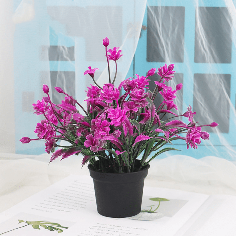 Décoration Fleur Artificielle Mauve